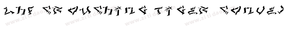 LHF Crouching Tiger CONVEX字体转换